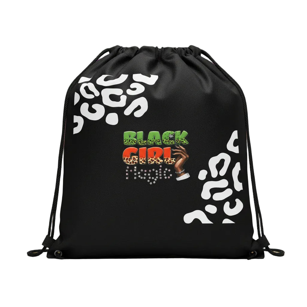 Black Girl Magic - Drawstring Backpack