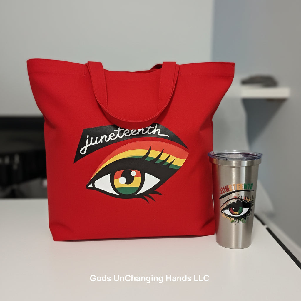 Juneteenth Tote Bag & Tumbler Set