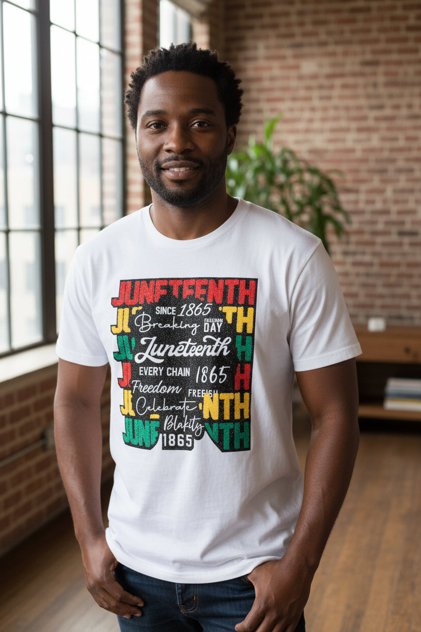 Juneteenth Channel Patch XL Shirt