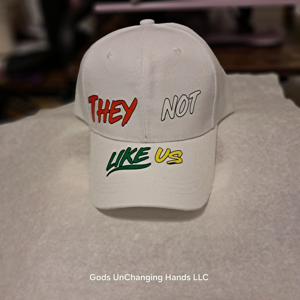 They Not Like Us Dad Hat – White