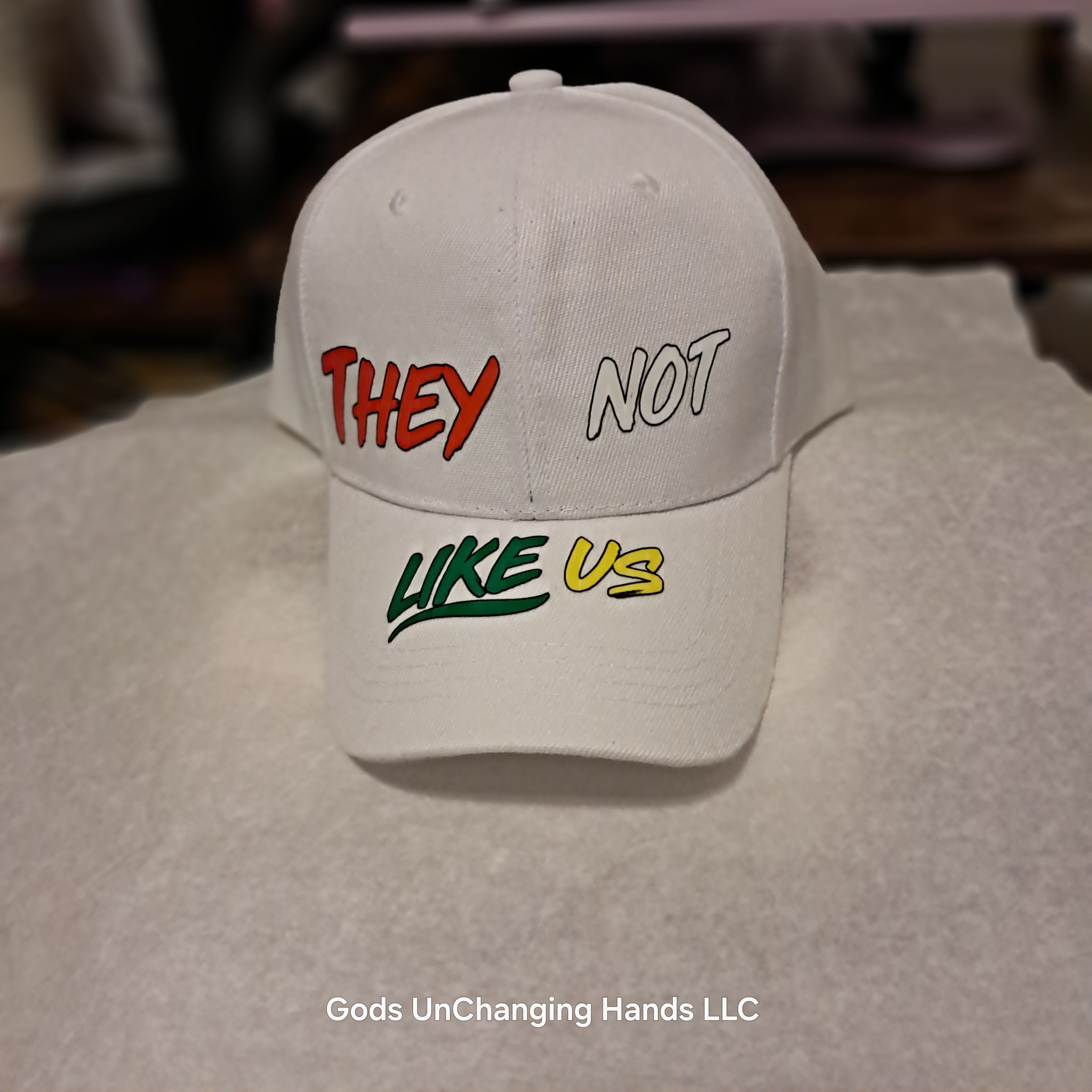 They Not Like Us Dad Hat – White