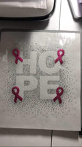 HOPE Breast Cancer Awareness Rhinestone Transfer