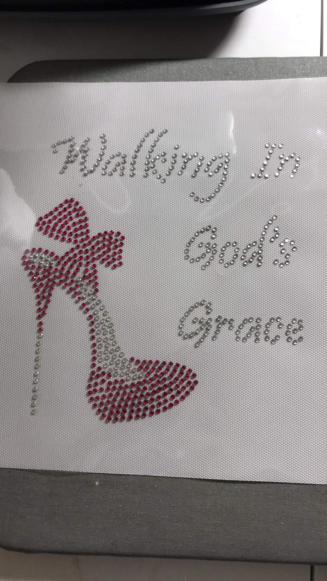 Walking In God's Grace – Rhinestone Transfer