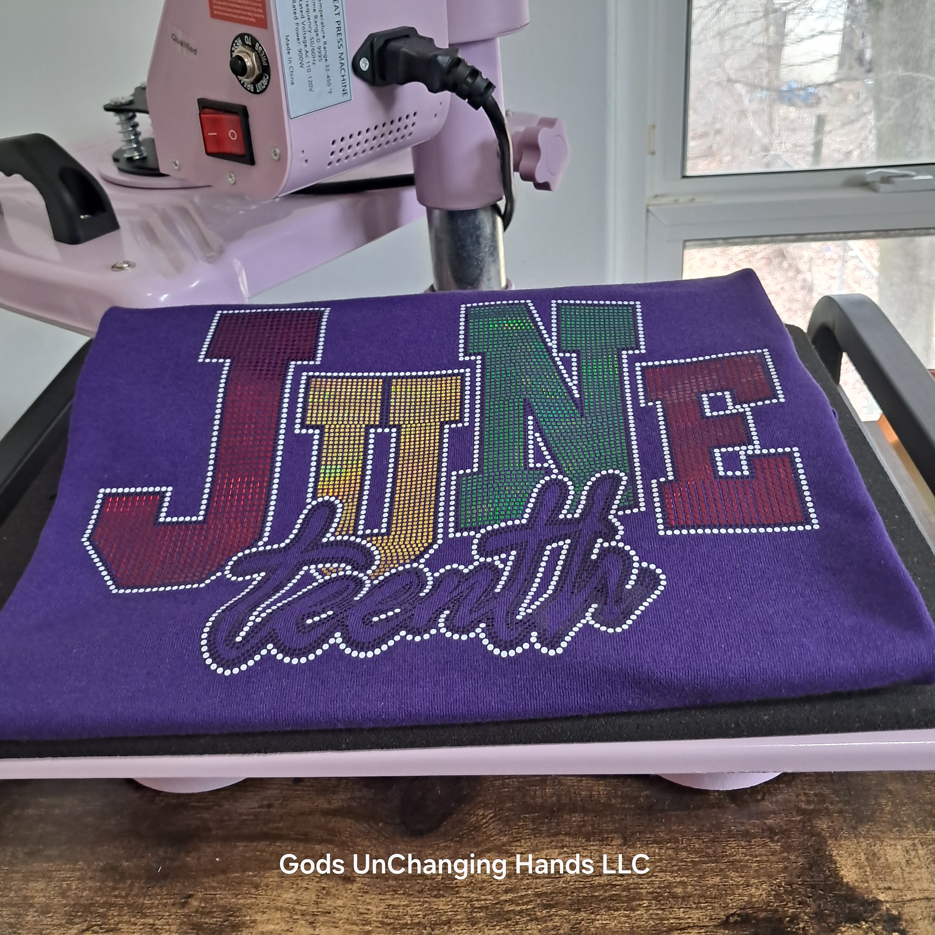 Juneteenth Script Rhinestone T-Shirt