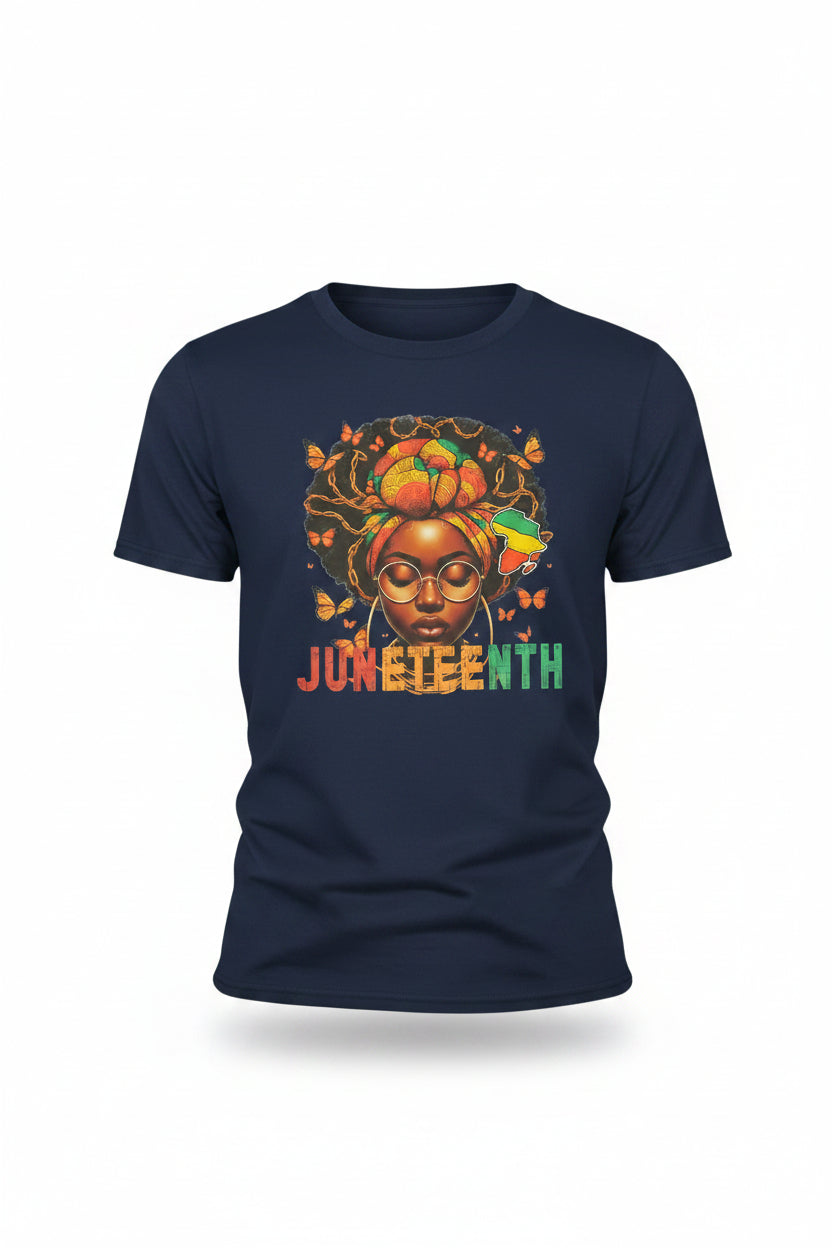 Juneteenth Butterfly Queen T-Shirt