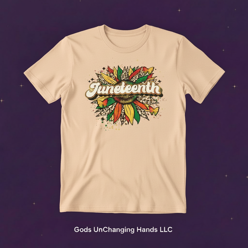 Juneteenth Sunflower T-Shirt