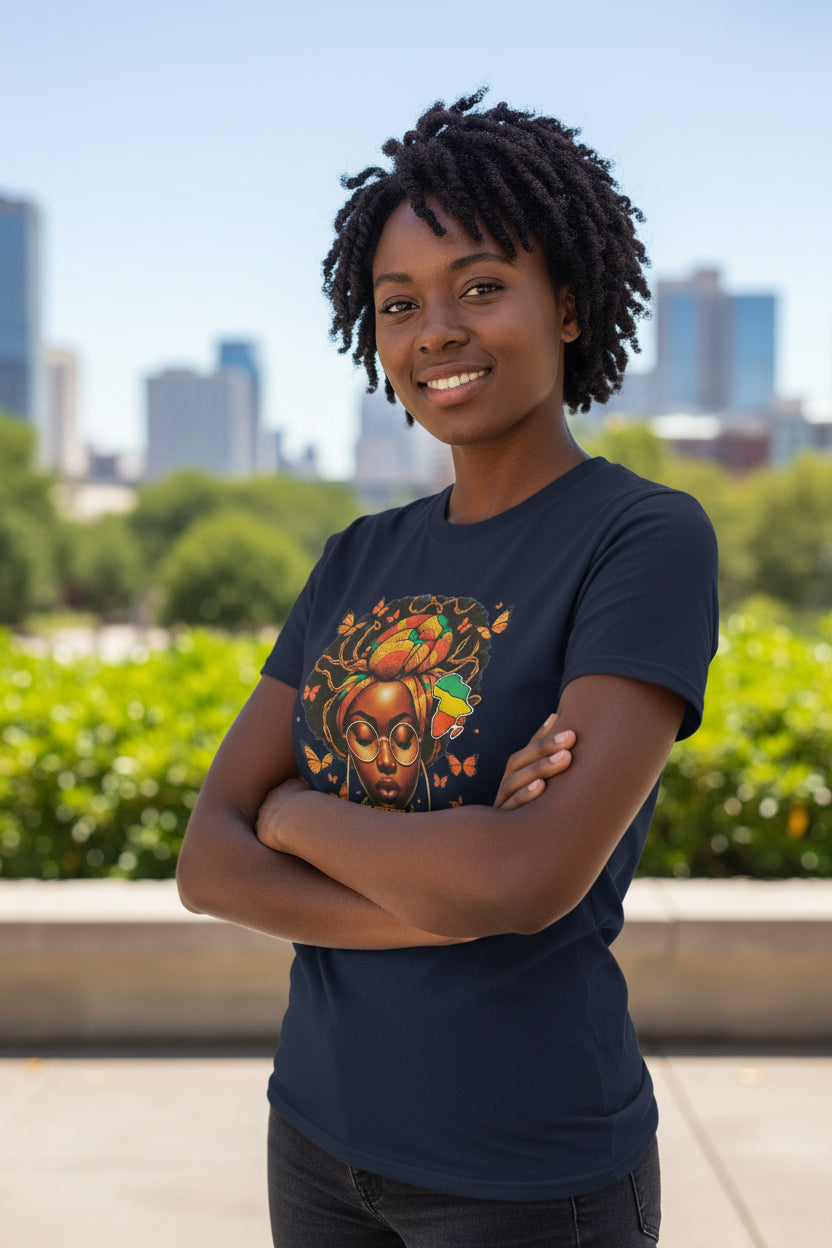 Juneteenth Butterfly Queen T-Shirt