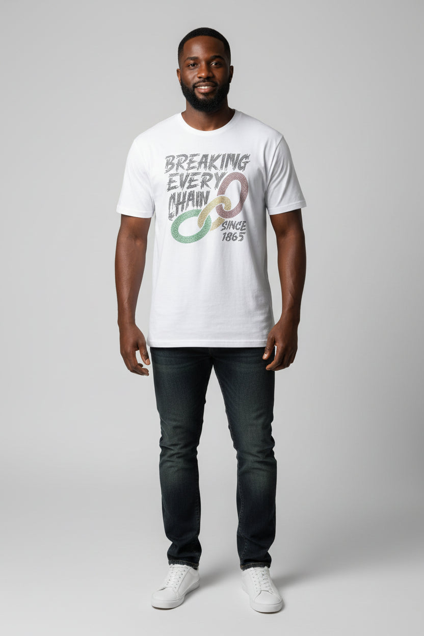 Breaking Every Chain Since 1865 Rhinestone T-Shirt